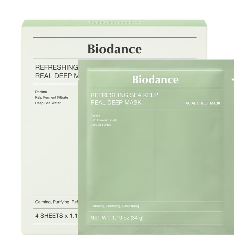 REFRESHING SEA KELP REAL DEEP MASK (MASCARILLA FACIAL REFRESCANTE)